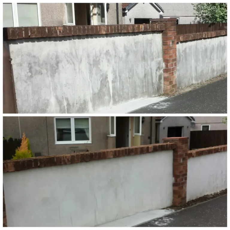 Render Wall Clean - Strood, Medway, Kent
